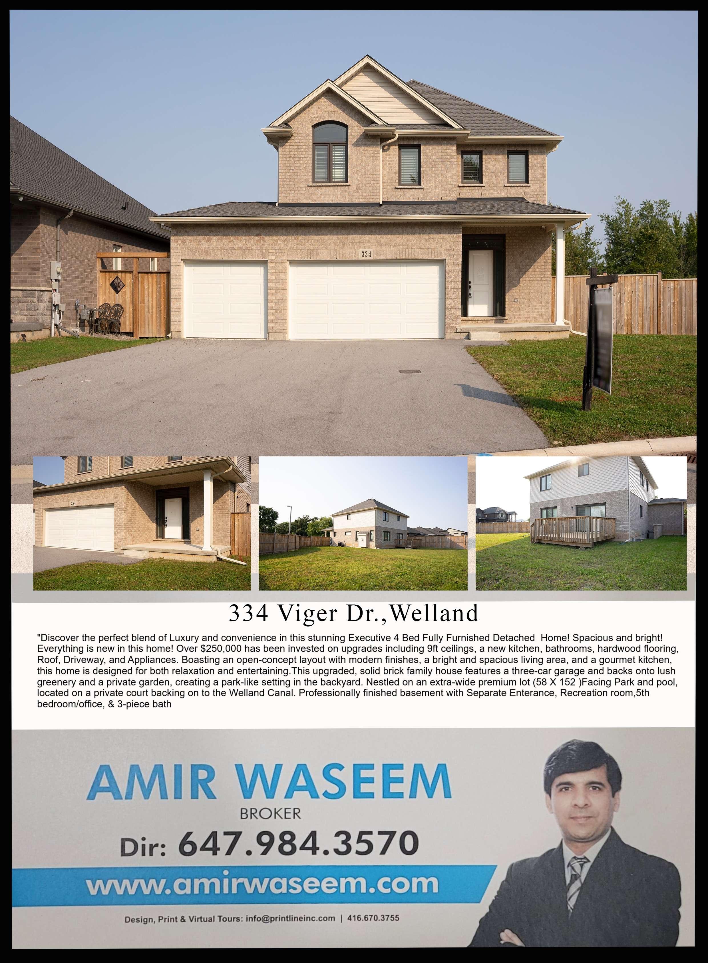 Welland, ON L3B 5E9,334 Viger DR