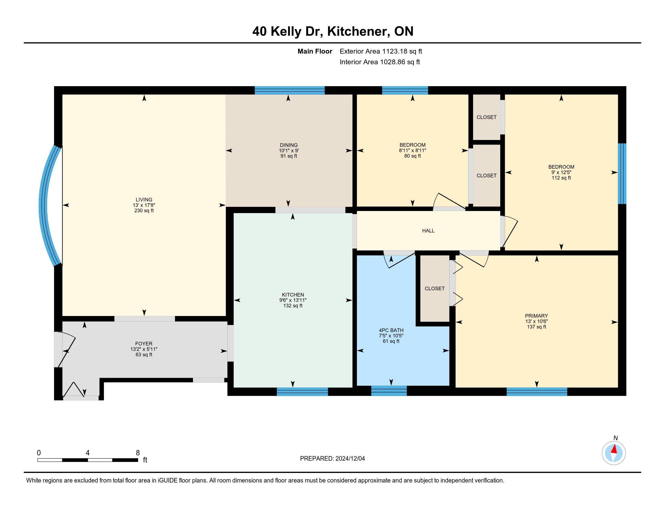 Kitchener, ON N2M 1V6,40 Kelly DR