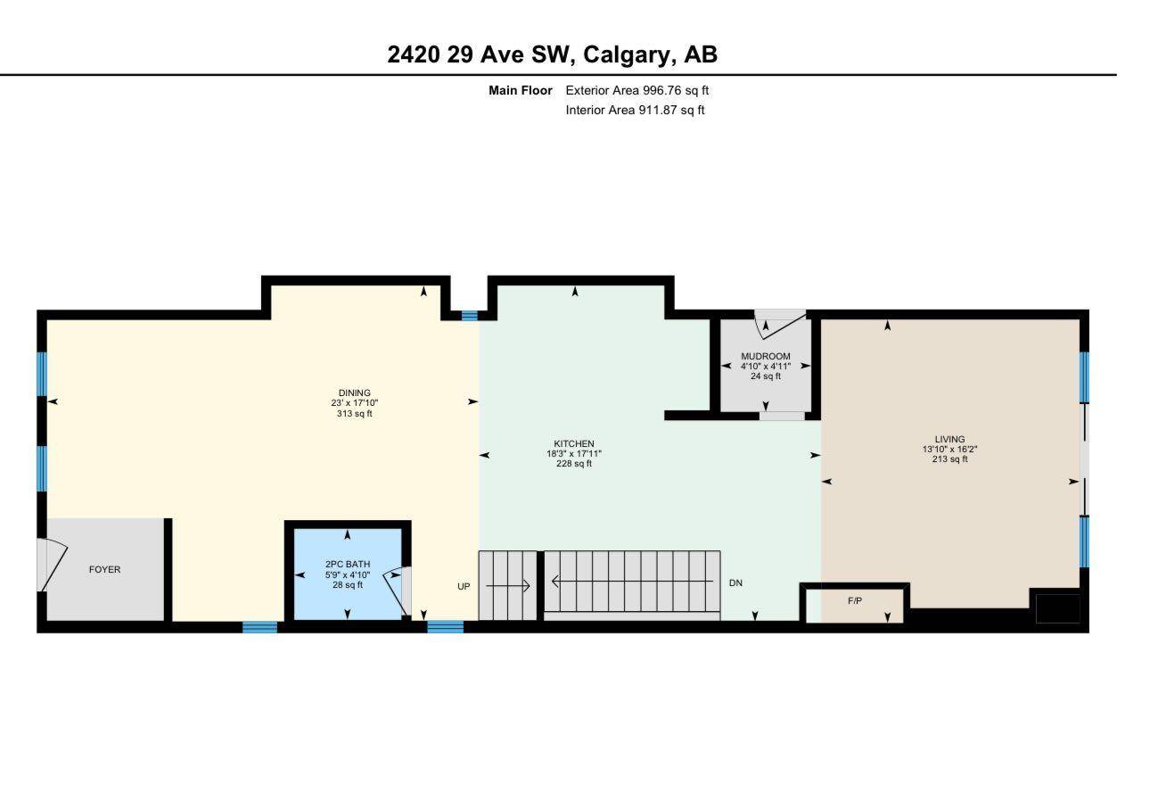 Calgary, AB T2T 1N9,2420 29 AVE SW