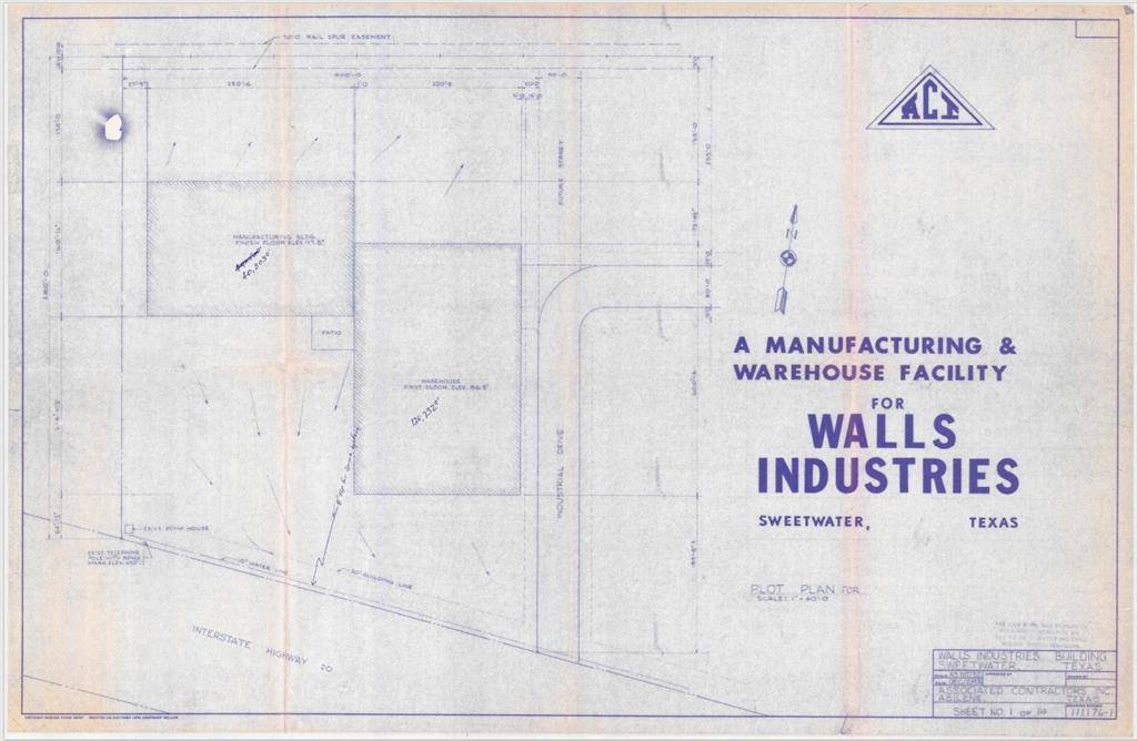 Sweetwater, TX 79556,1 Industrial Street