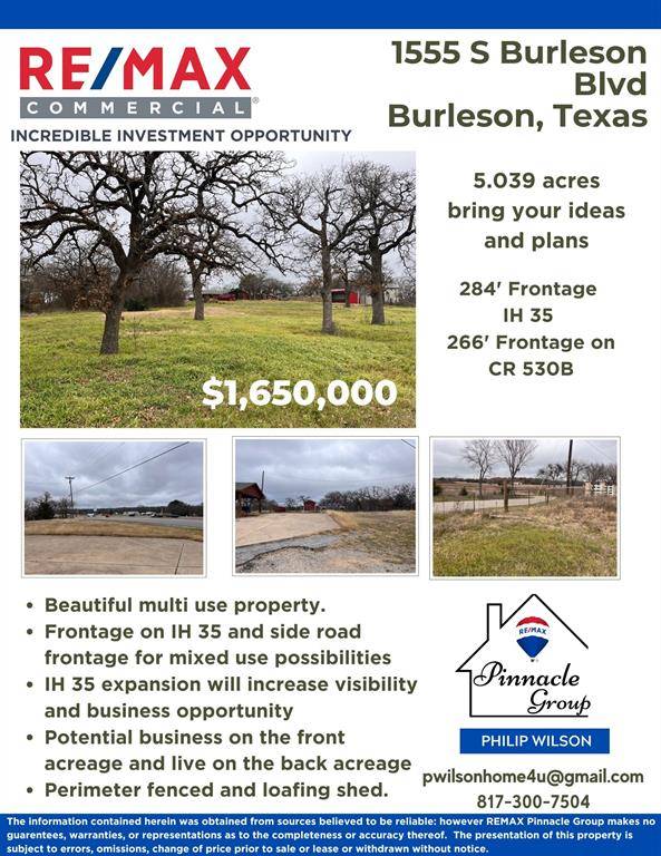 Burleson, TX 76028,1555 S Burleson Boulevard