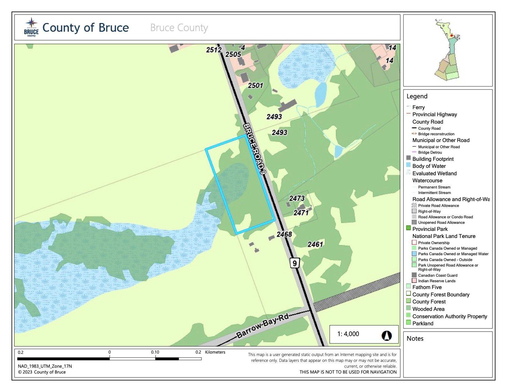 Northern Bruce Peninsula, ON N0H 1W0,LT 16 CONCESSION 6 RD