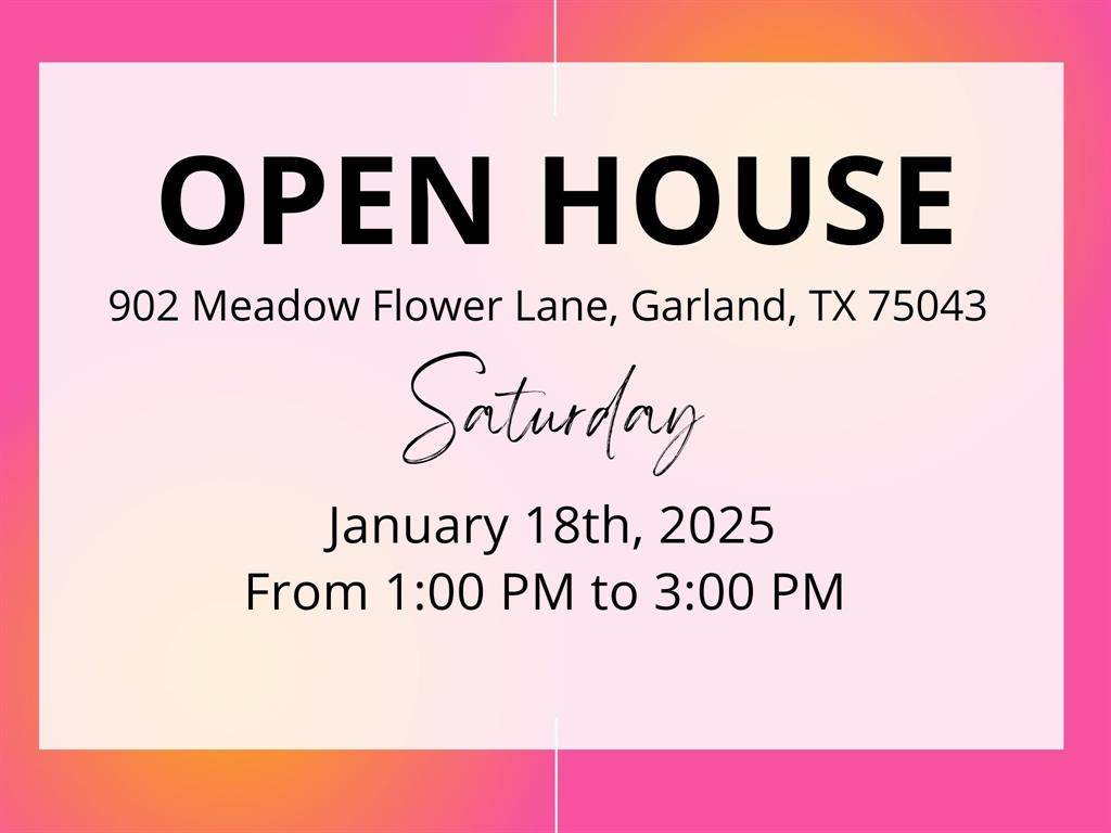 Garland, TX 75043,902 Meadow Flower Lane