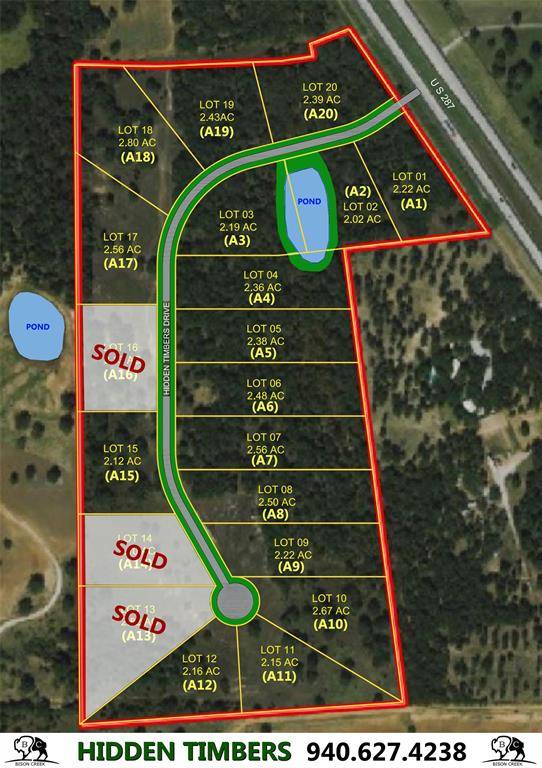 Alvord, TX 76225,107 (Lot A1) Hidden Timbers Drive