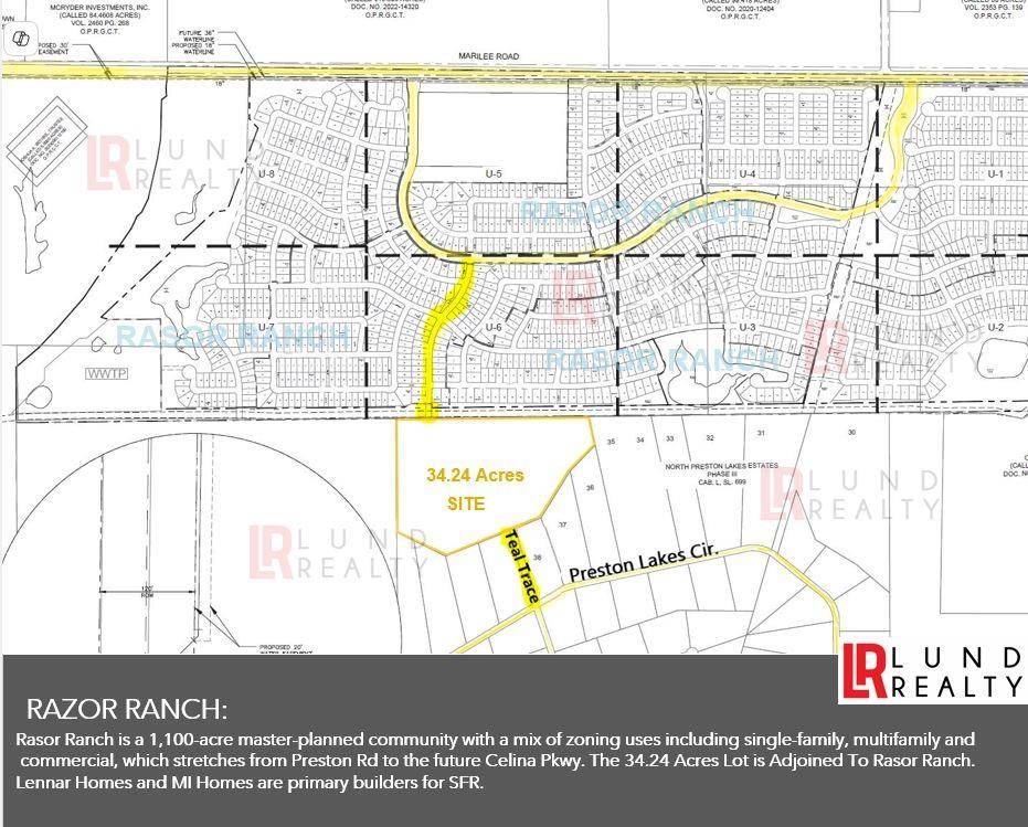 Celina, TX 75009,34.24 AC PRESTON LAKES Drive #A