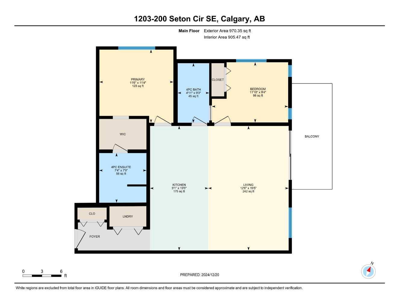 Calgary, AB T3M 3V3,200 Seton CIR SE #1203