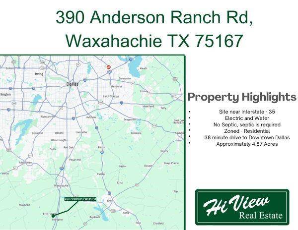 Waxahachie, TX 75167,390 Anderson Ranch Road