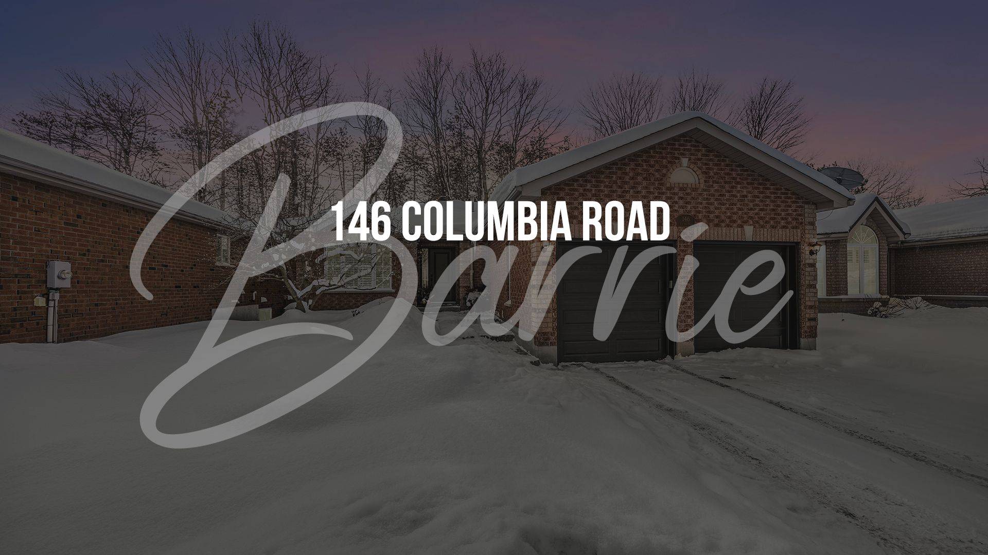 Barrie, ON L4N 8E3,146 Columbia RD