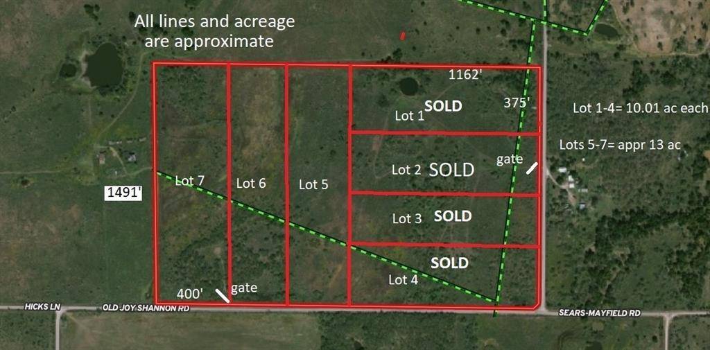 Bluegrove, TX 76352,Lot 6 Old Joy Shannon