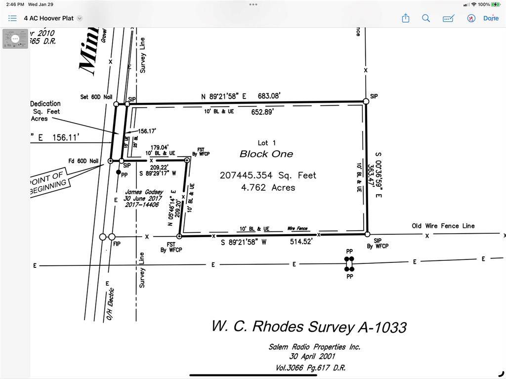 Collinsville, TX 76233,000 Minnis Road