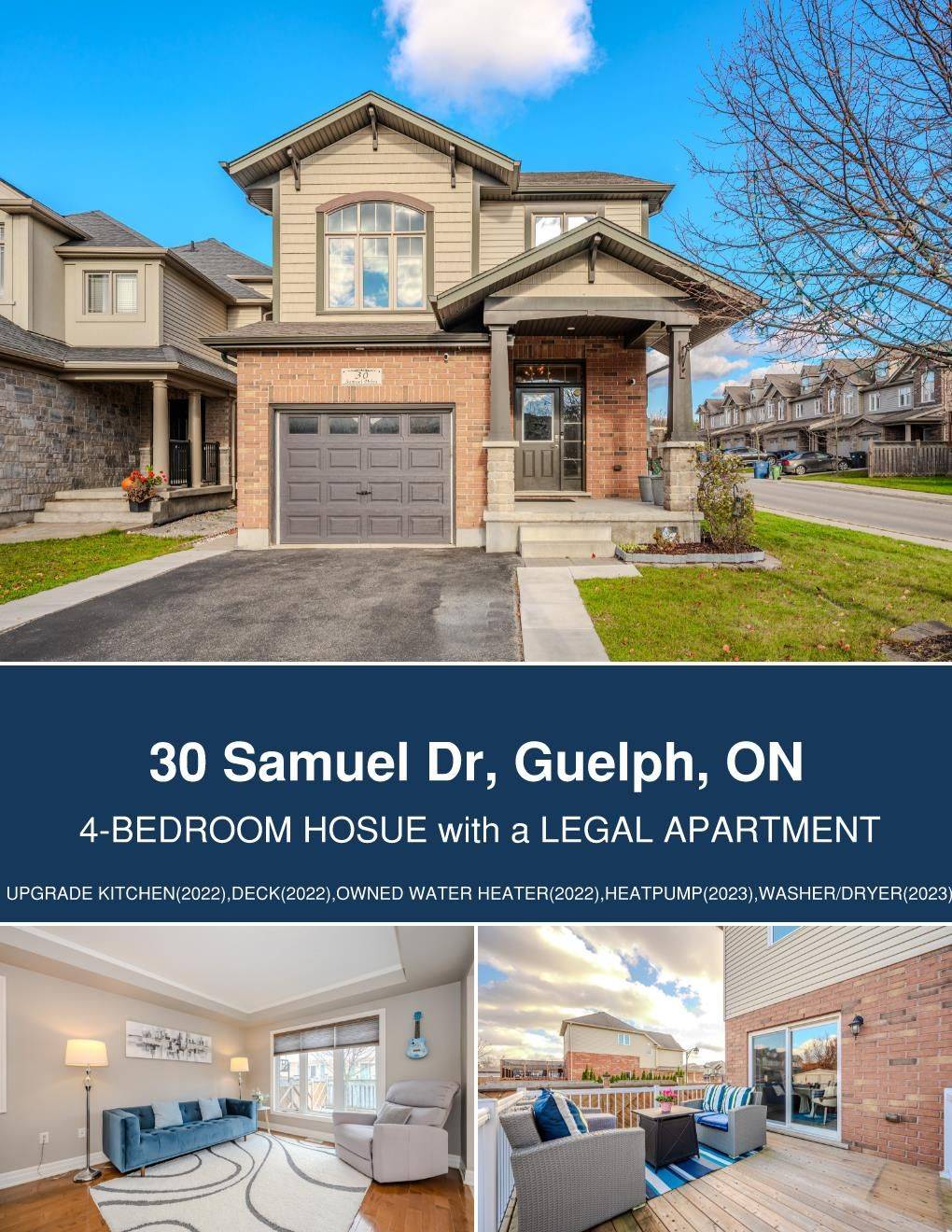 Guelph, ON N1L 0K2,30 Samuel DR