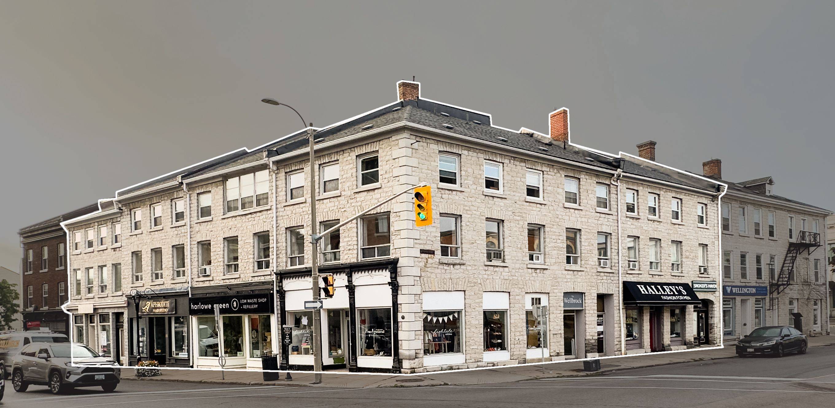 Kingston, ON K7L 3E1,82-94 155-159 Brock St & Wellington St. ST