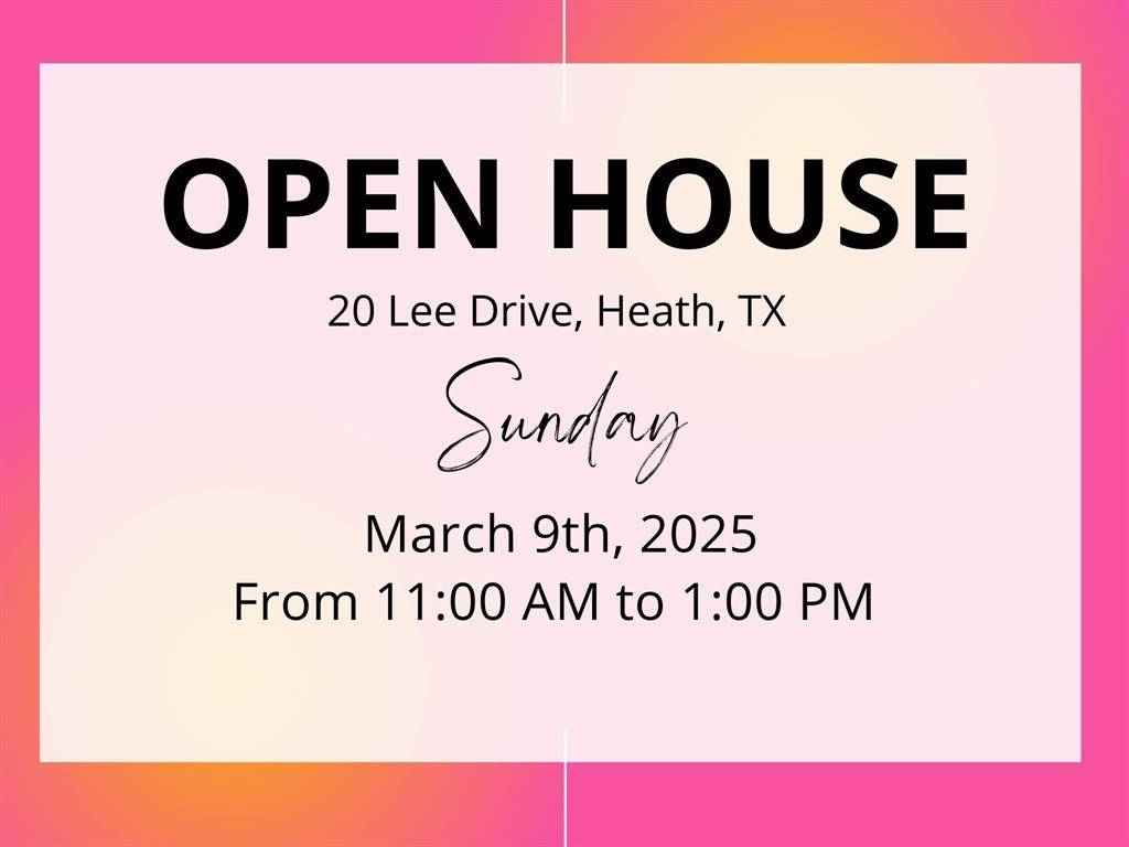 Heath, TX 75032,20 Lee Drive