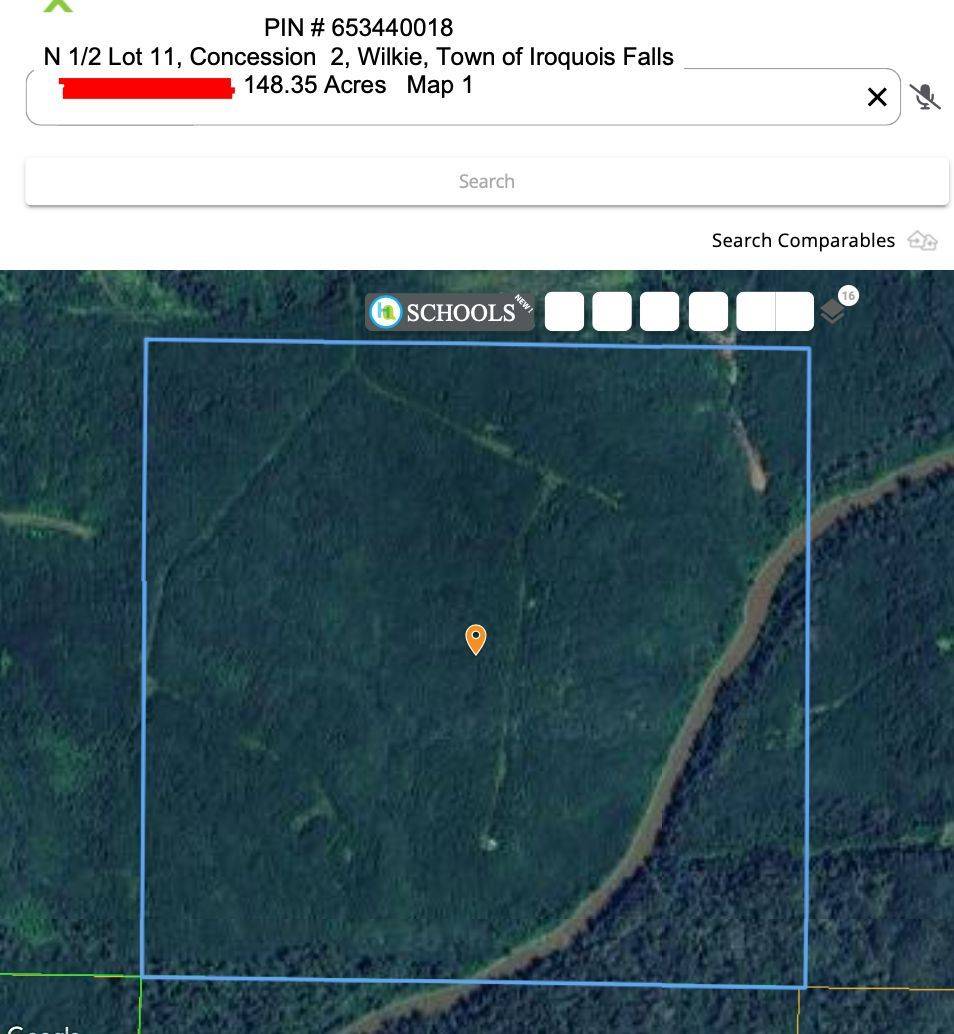 Iroquois Falls, ON P0K 1G0,N1/2 Lot 11 Con 2 Wilkie N/A