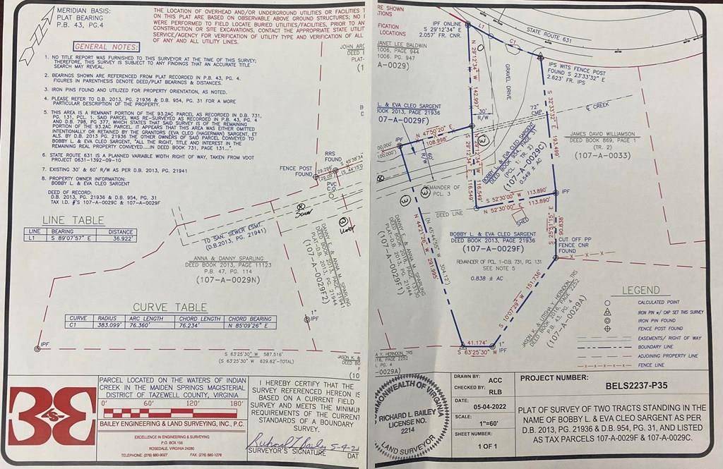 Cedar Bluff, VA 24609,TBD (TBD Front 1274  ) Indian Creek RD