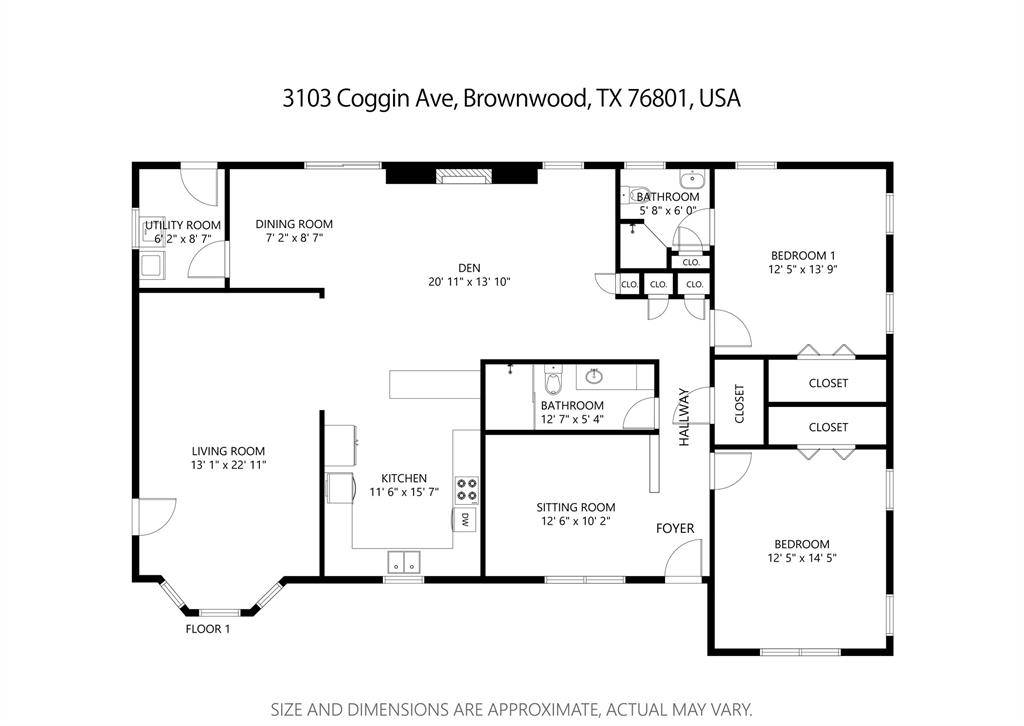 Brownwood, TX 76801,3103 Coggin Avenue