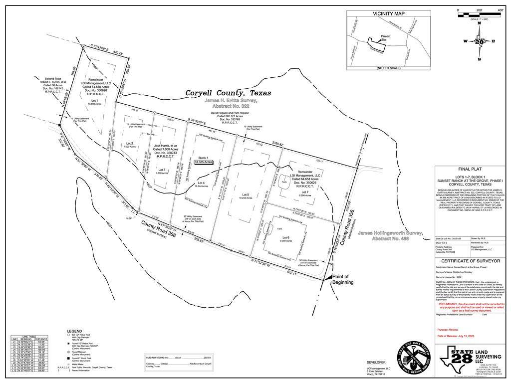 Gatesville, TX 76528,Sunset Ranch Tract 4 CR 356 Road