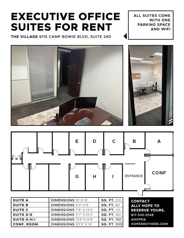 Fort Worth, TX 76116,6115 Camp Bowie Boulevard #240 G