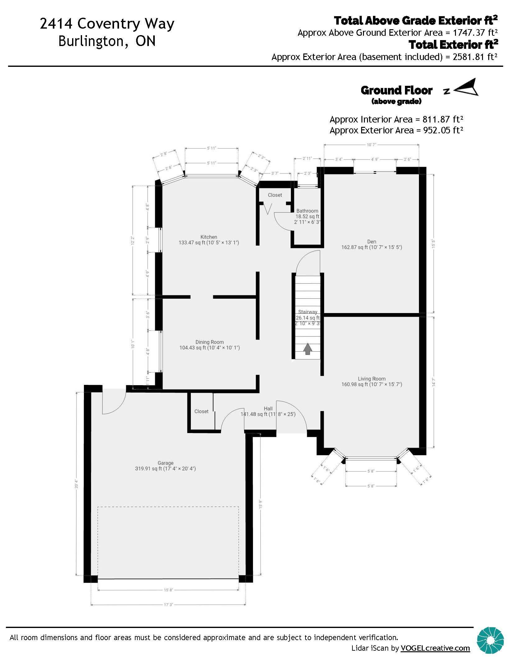 Burlington, ON L7P 4M4,2414 Coventry WAY