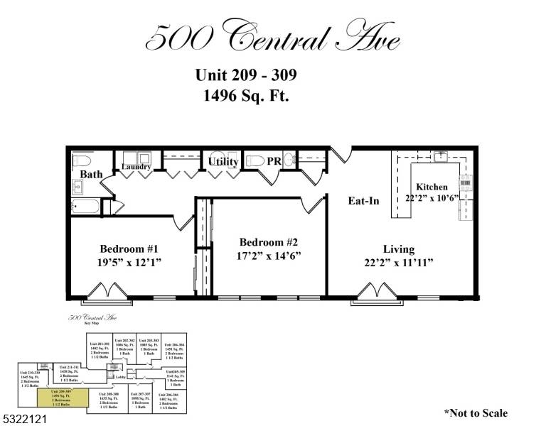 Westfield Town, NJ 07090,500 Central Ave, Unit 309 #309