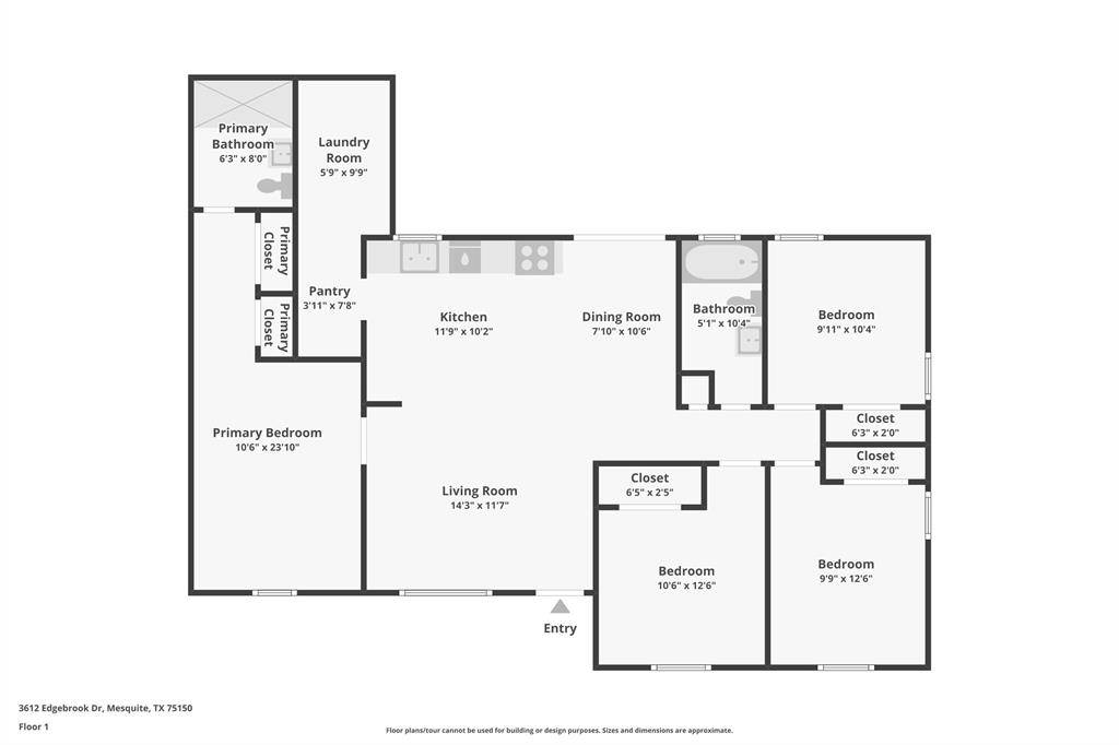 Mesquite, TX 75150,3612 Edgebrook Drive