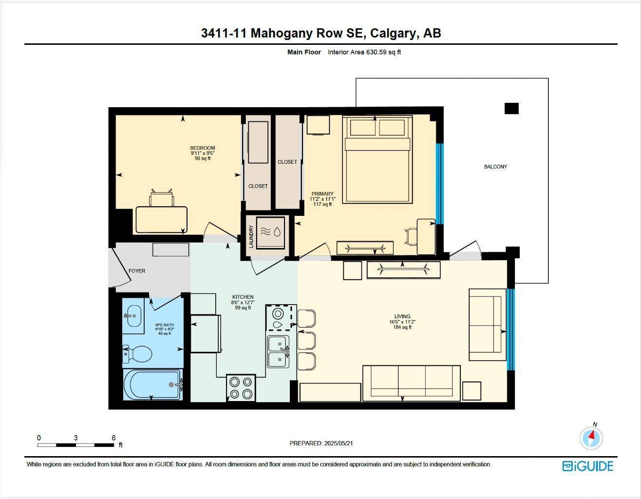 Calgary, AB T3M 2L6,11 Mahogany ROW SE #3411