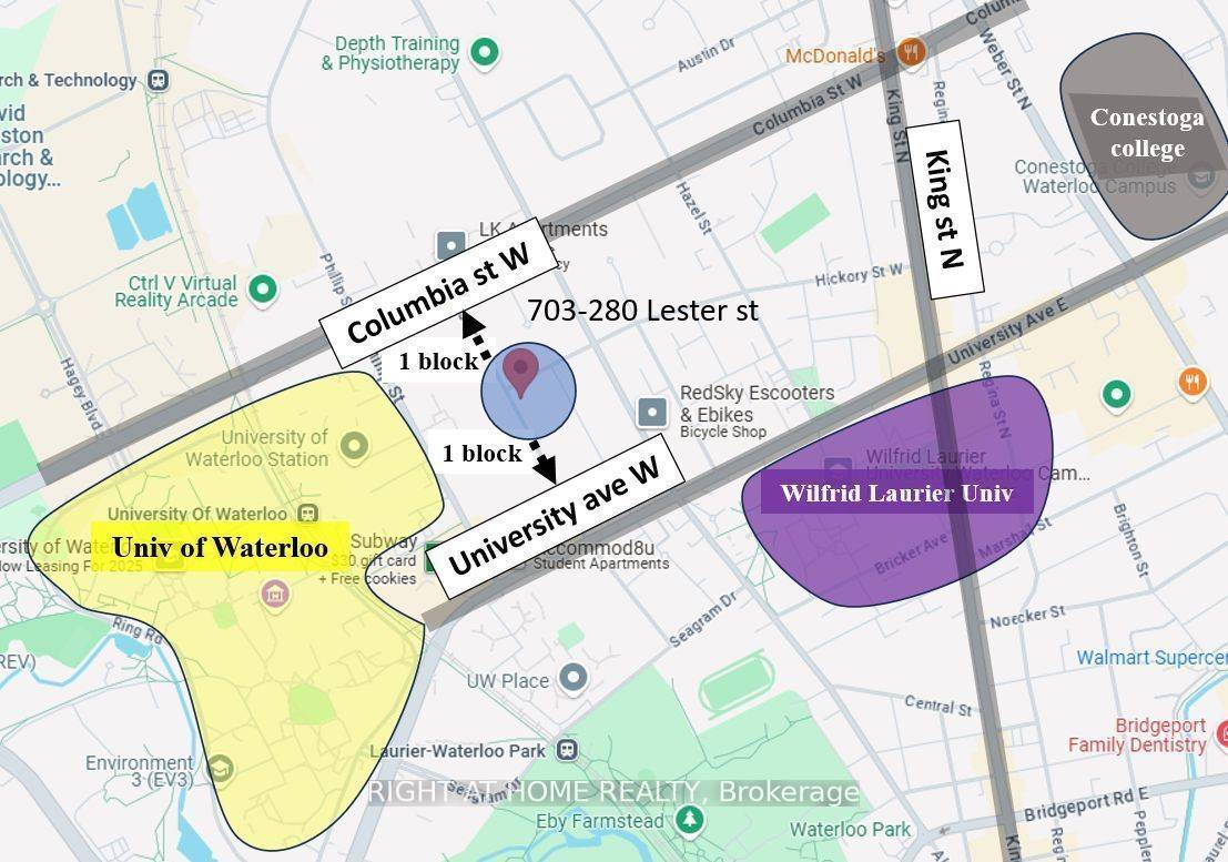 Waterloo, ON N2L 0G2,280 Lester ST #703
