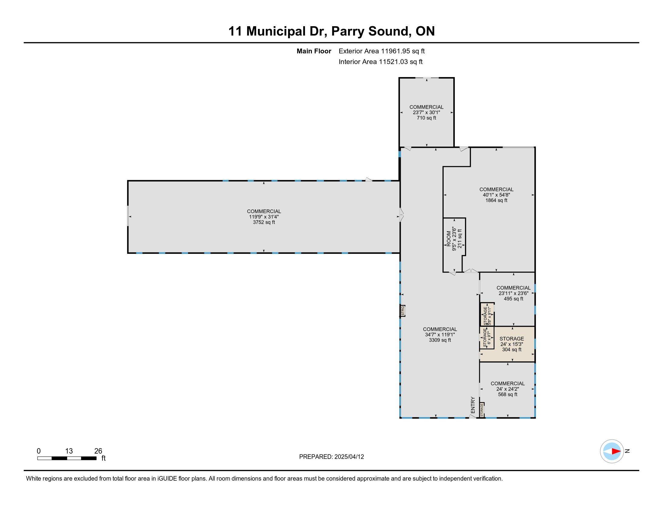 Mcdougall, ON P2A 2W9,11 Municipal DR