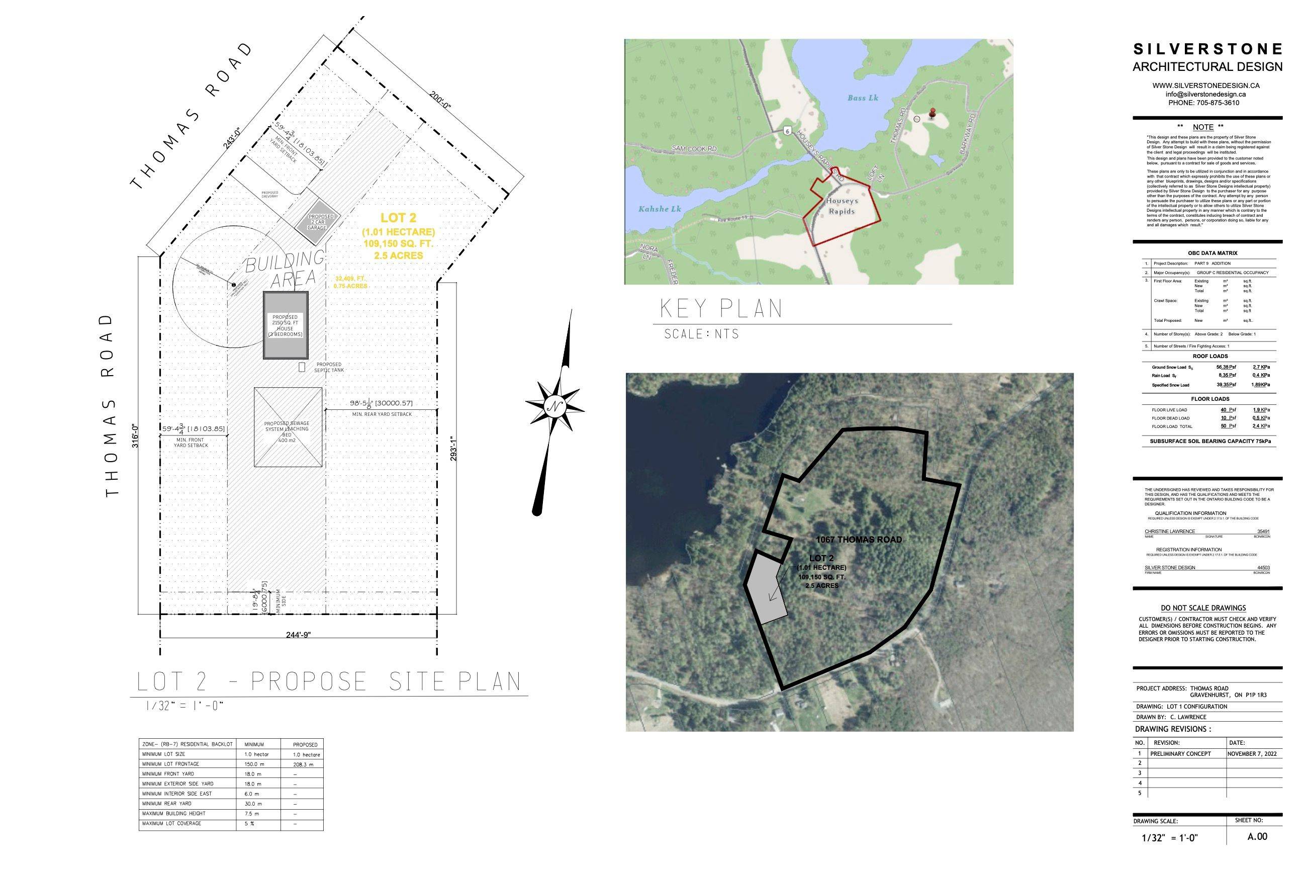 Gravenhurst, ON P1P 1R3,1067 Thomas RD #Lot 2 (Thomas Rd)