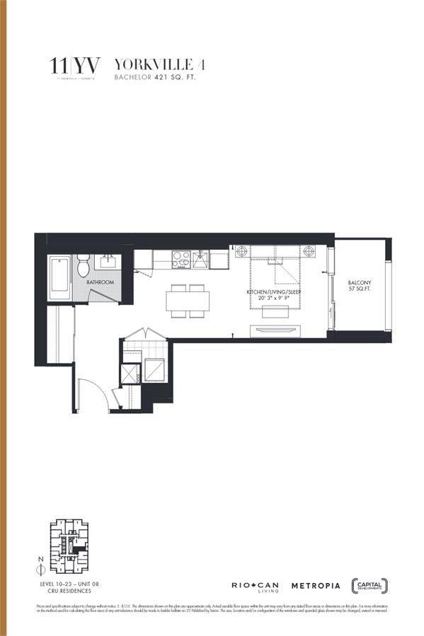 Toronto C02, ON M4W 1L2,11 Yorkville AVE #08
