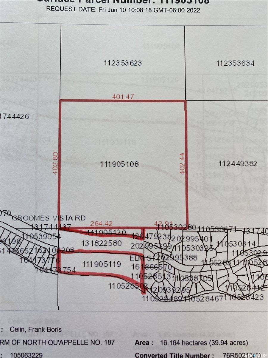 North Qu'appelle Rm No. 187, SK S0G 1S0,Rural Address