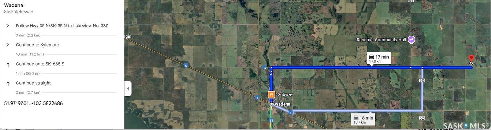 Sasman Rm No. 336, SK S0A 1Y0,Rural Address