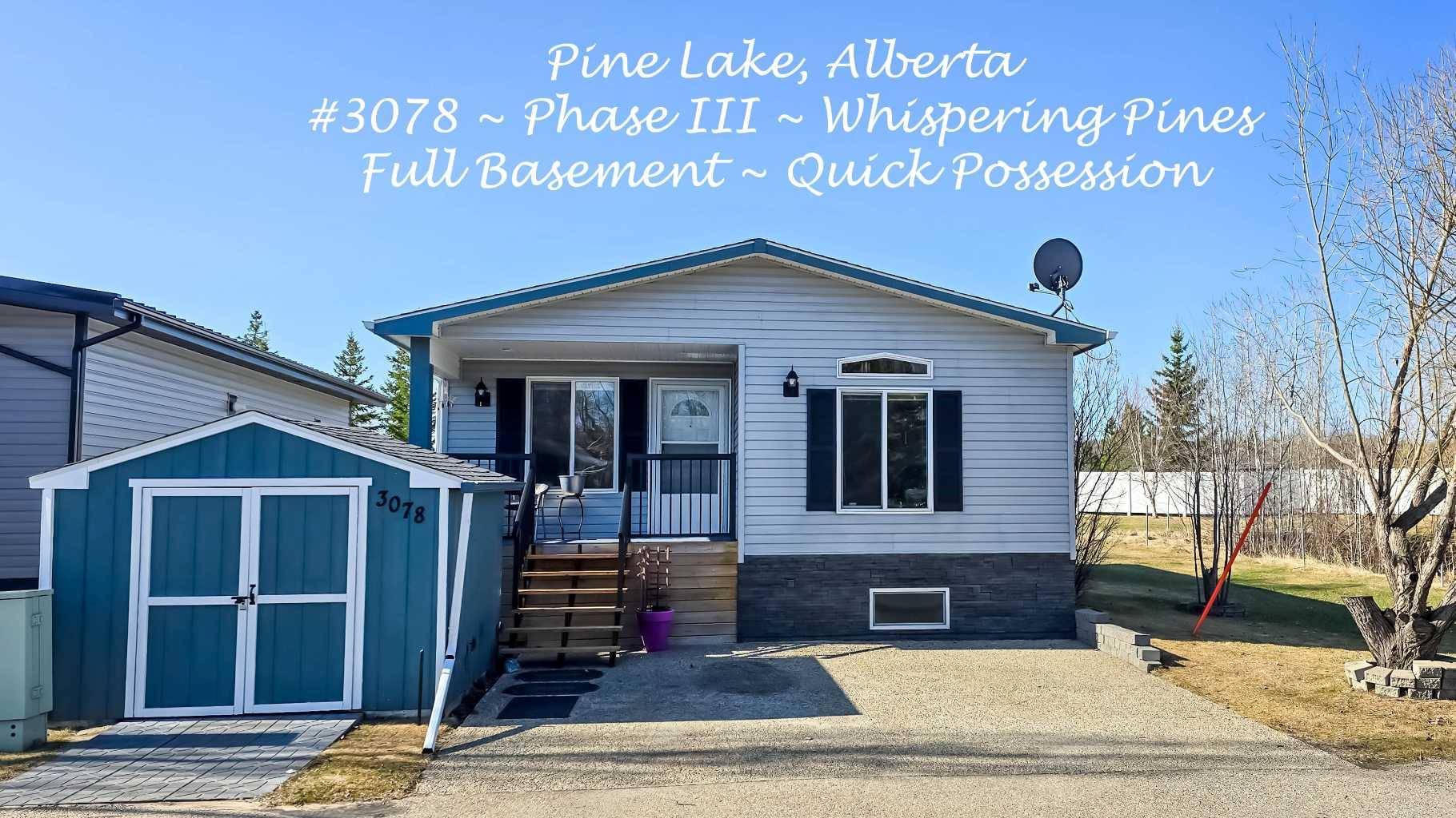 Rural Red Deer County, AB T0M 1R0,25074 South Pine Lake RD #3078