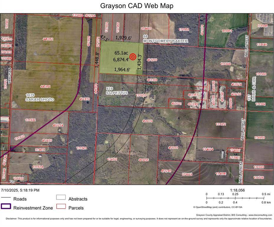 Gunter, TX 75058,TBD Wall Street Road