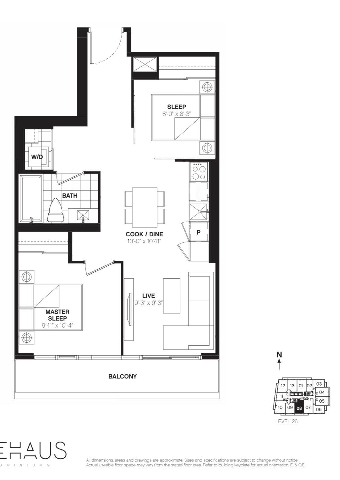 Toronto C03, ON M4R 1C5,33 Helendale AVE #2208