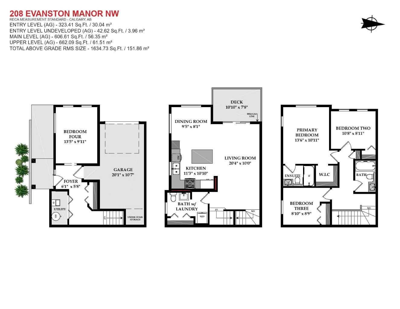 Calgary, AB T3P 0R8,208 Evanston MNR NW