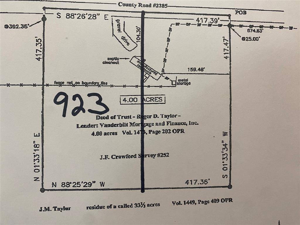 Telephone, TX 75488,923 County Road 2285