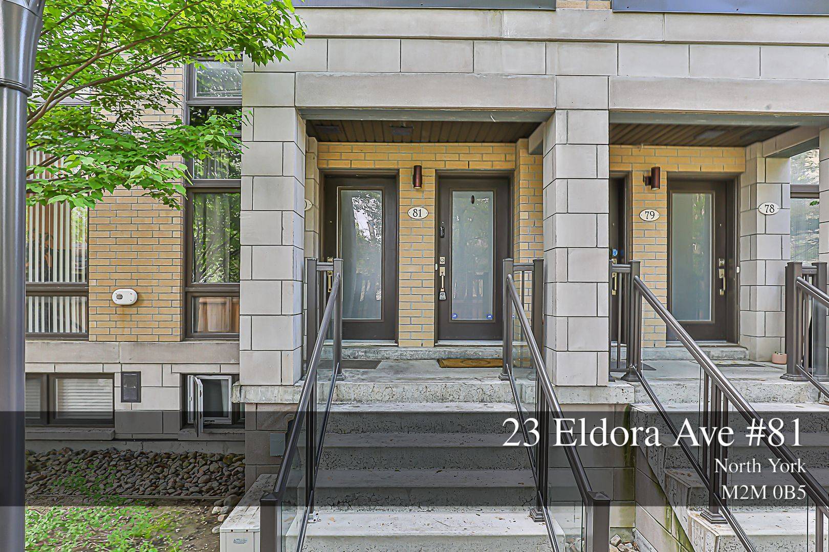 Toronto C07, ON M2M 1R3,23 Eldora AVE #81