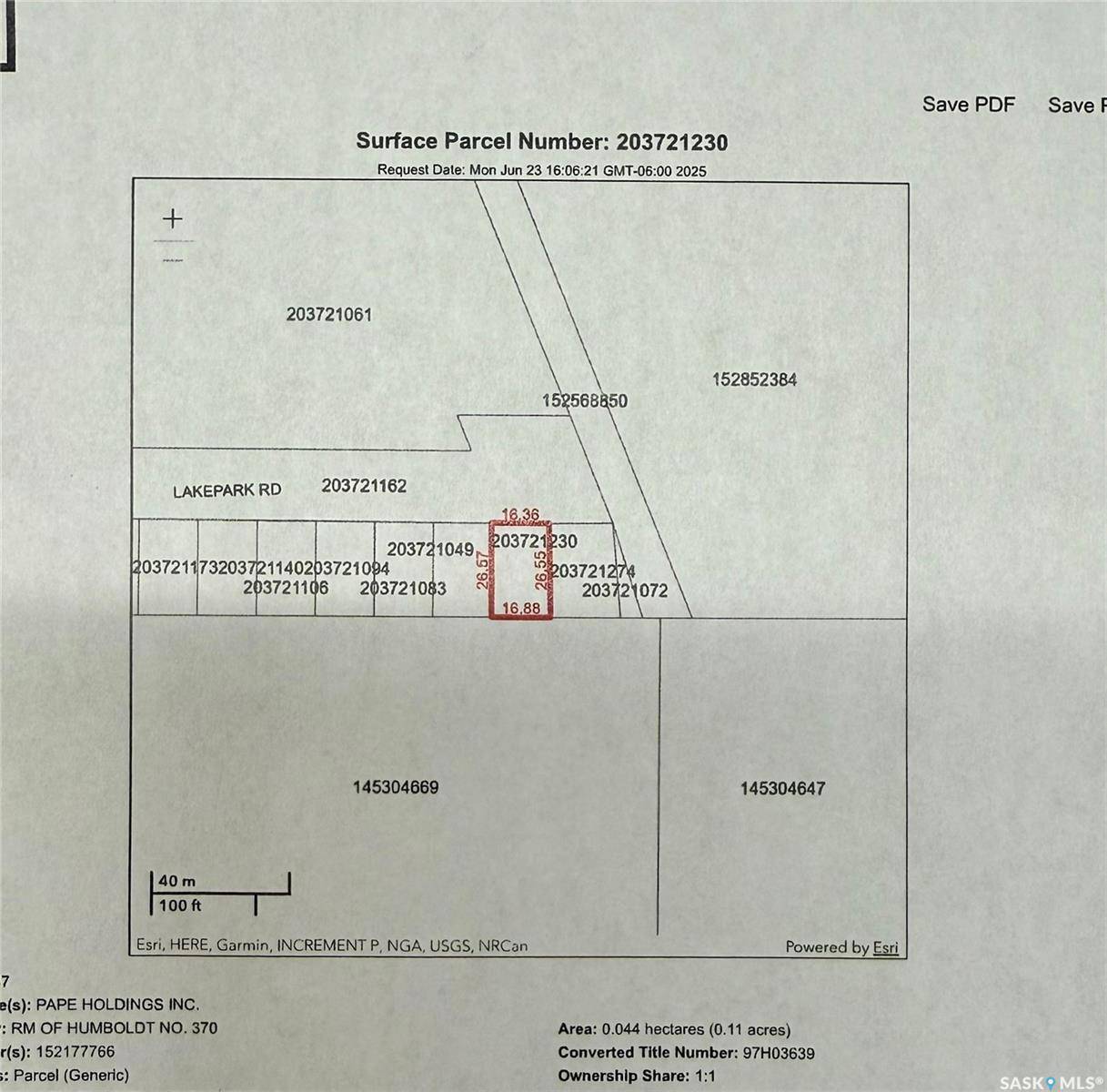 Humboldt Rm No. 370, SK S0K 2A0,19 Lakepark ROAD