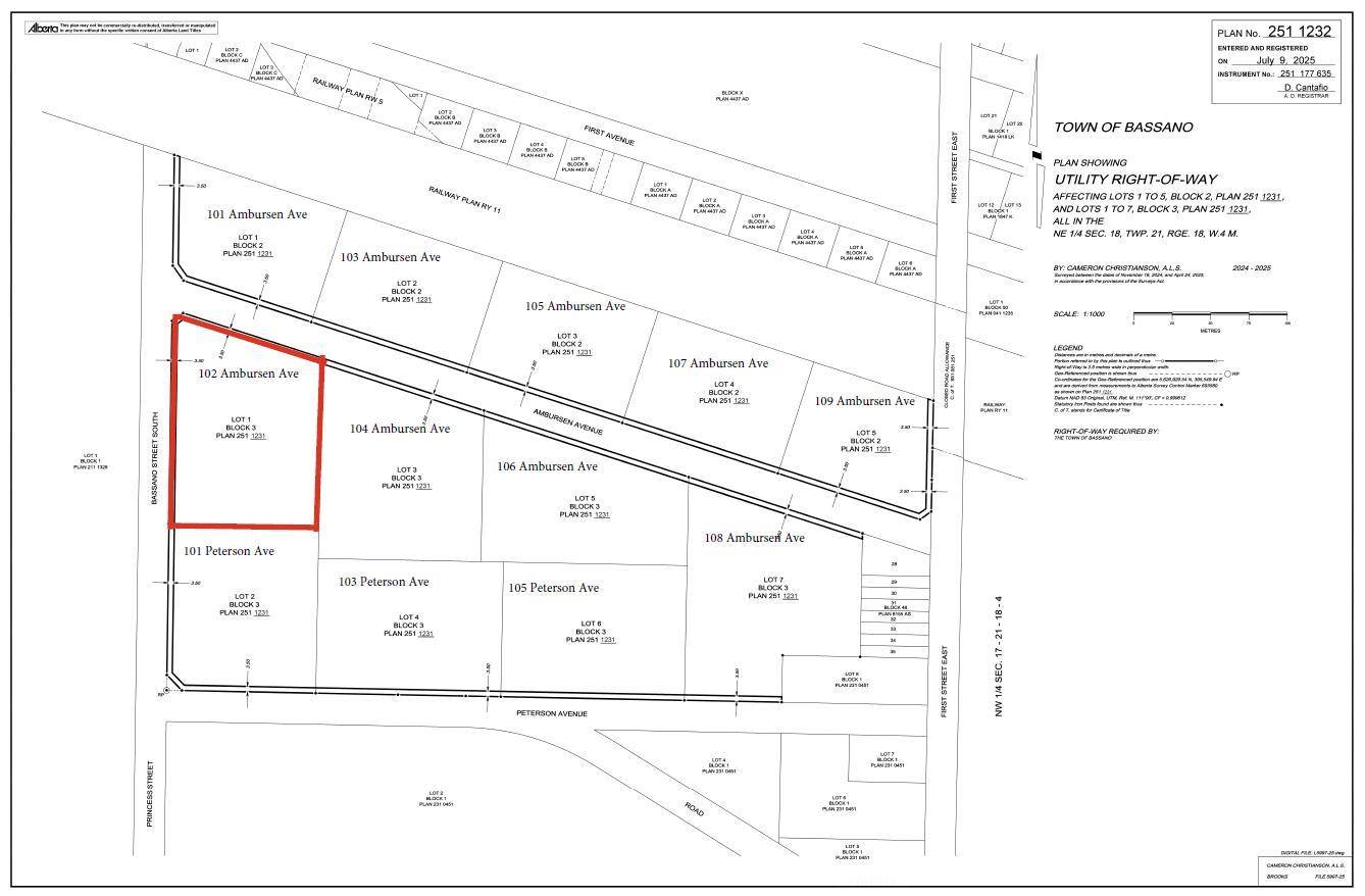 102 Ambursen AVE, Bassano, AB T0J 0B0