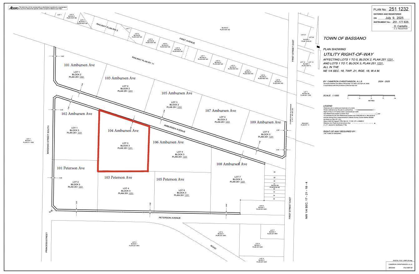 104 Ambursen AVE, Bassano, AB T0J 0B0