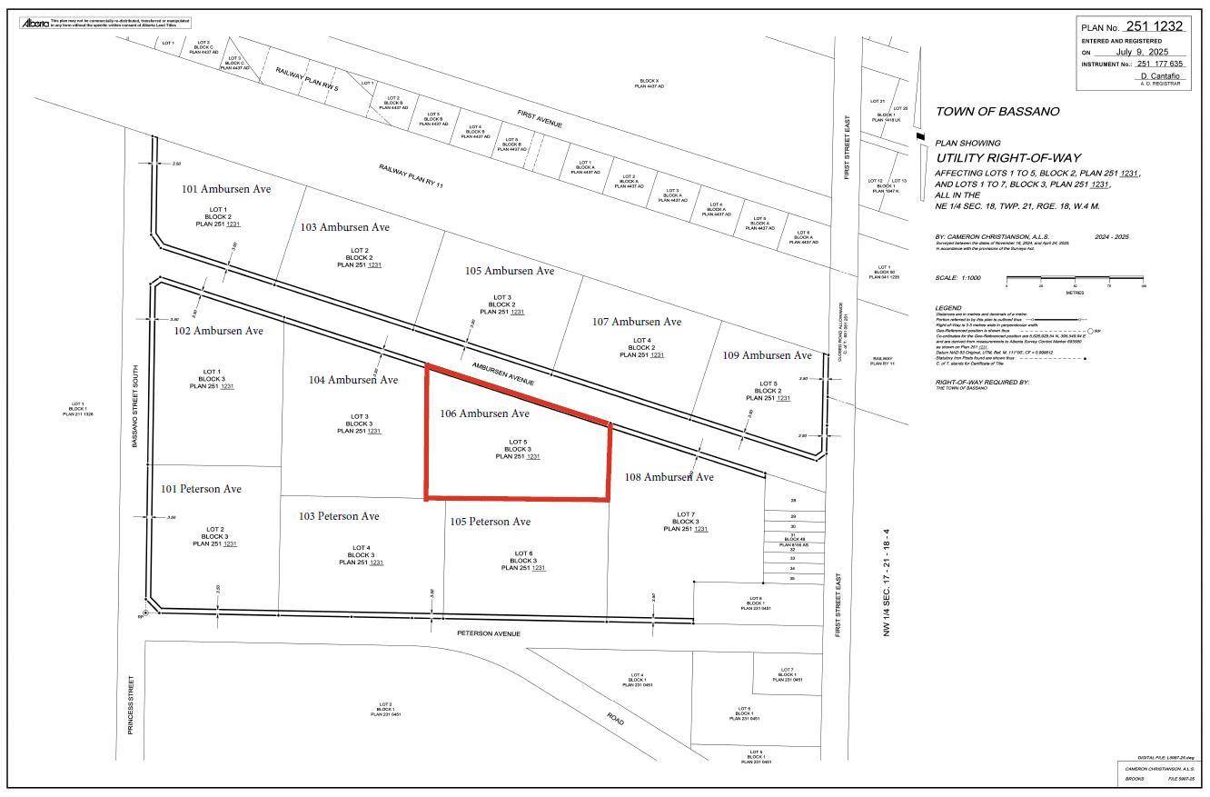 106 Ambursen AVE, Bassano, AB T0J 0B0