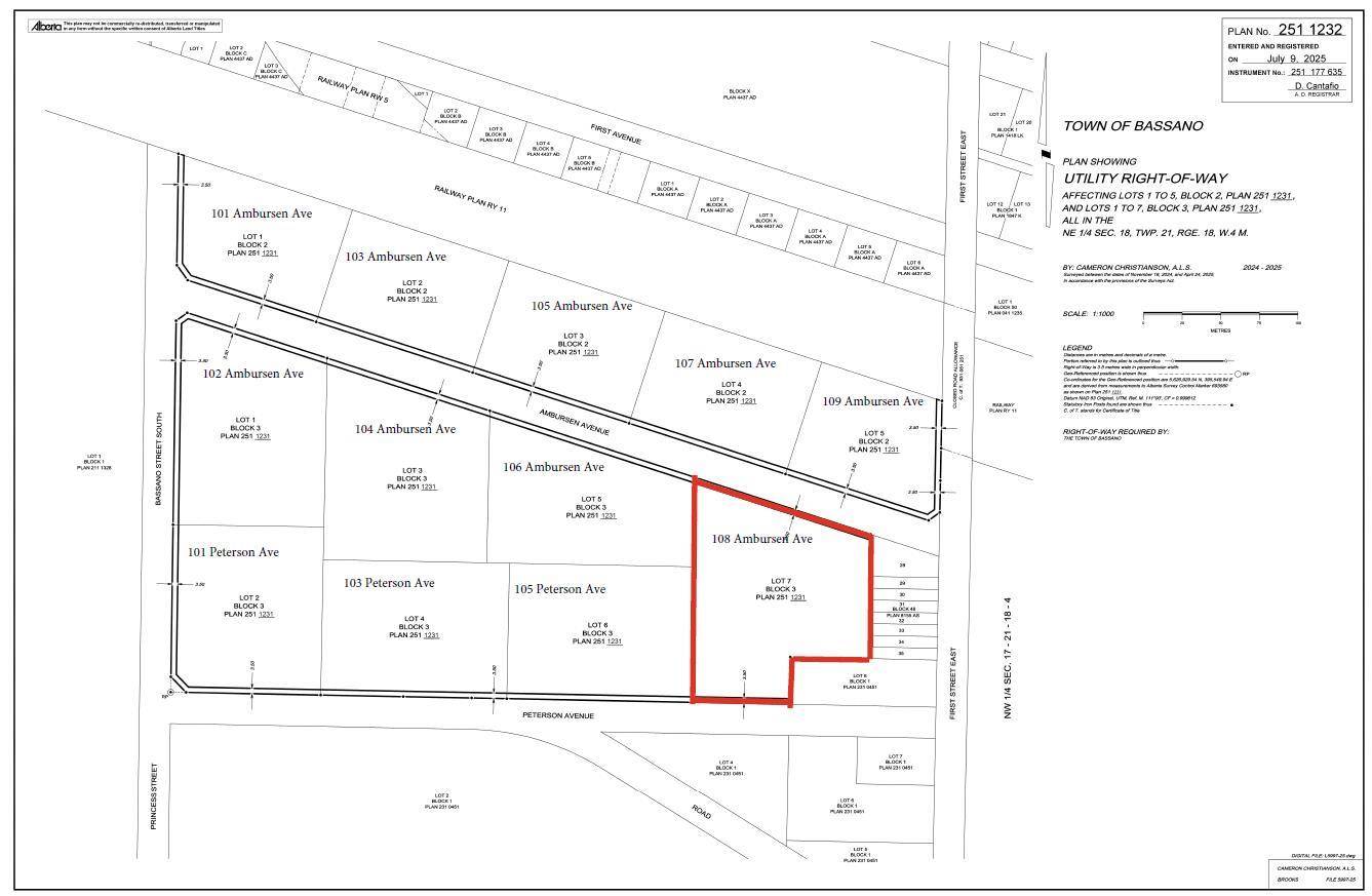 108 Ambursen AVE, Bassano, AB T0J 0B0