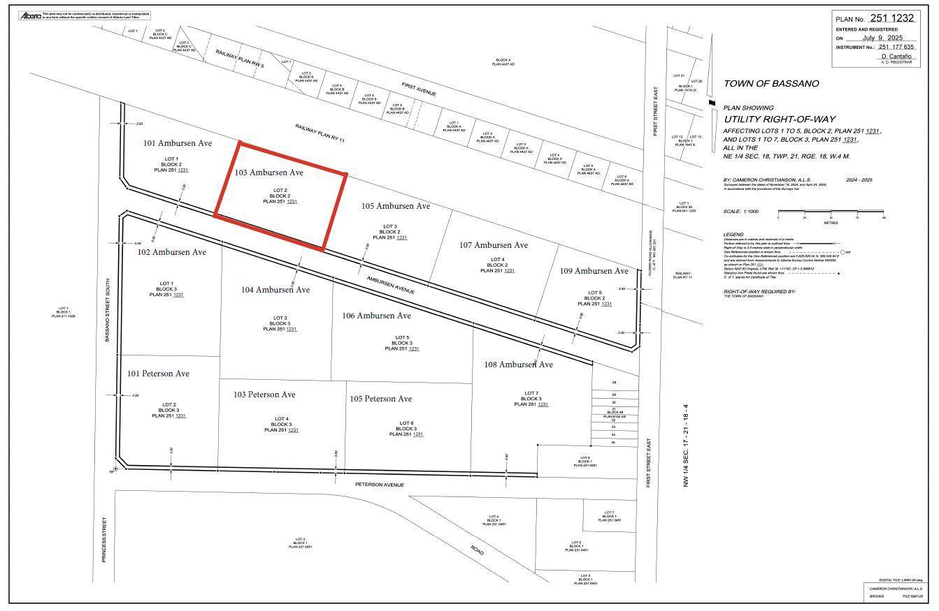 103 Ambursen AVE, Bassano, AB T0J 0B0