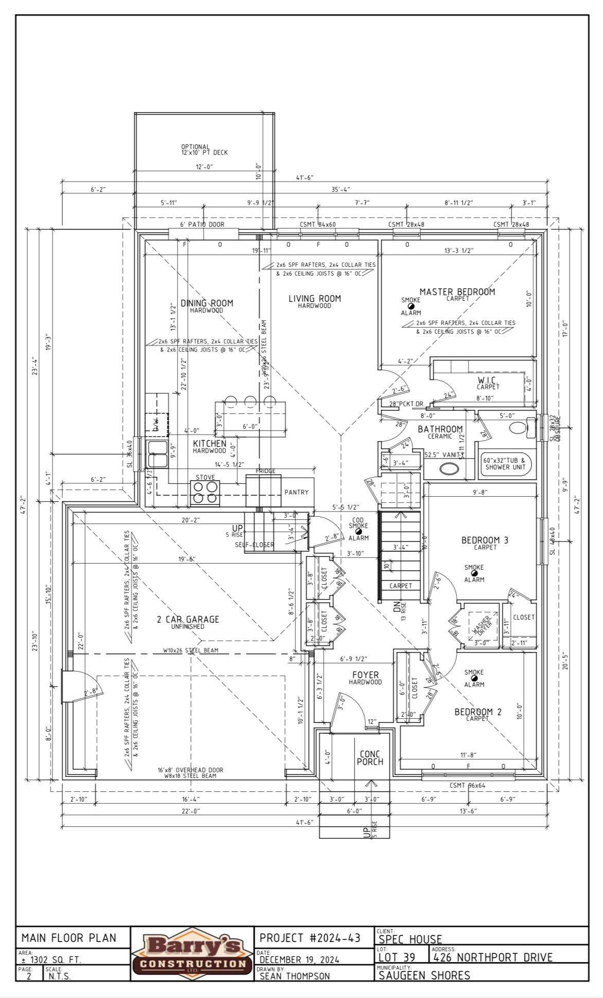 Saugeen Shores, ON N0H 2C8,426 Northport DR