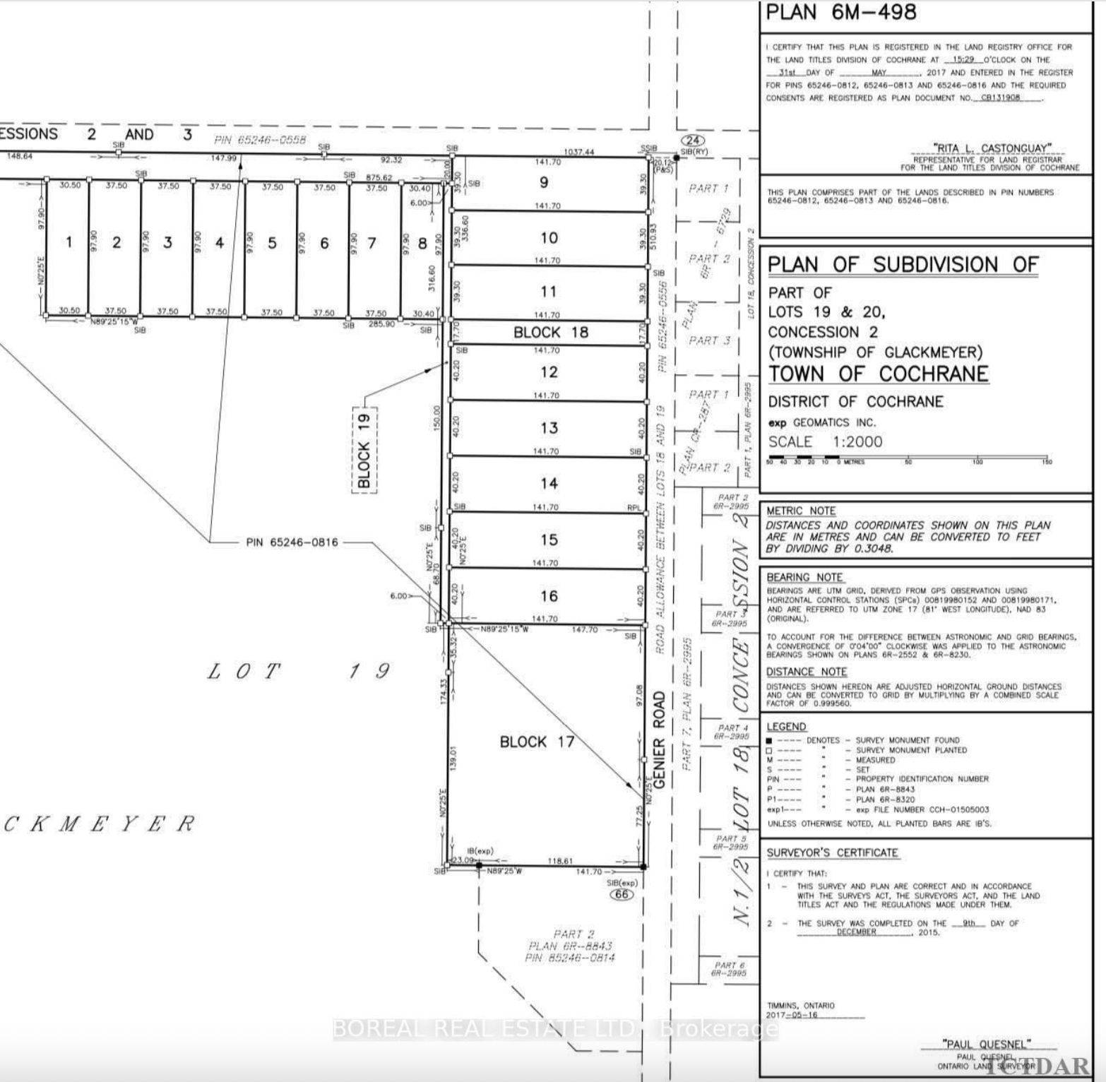 Cochrane, ON P0L 1C0,LT 2, CON 2 & 3 N/A