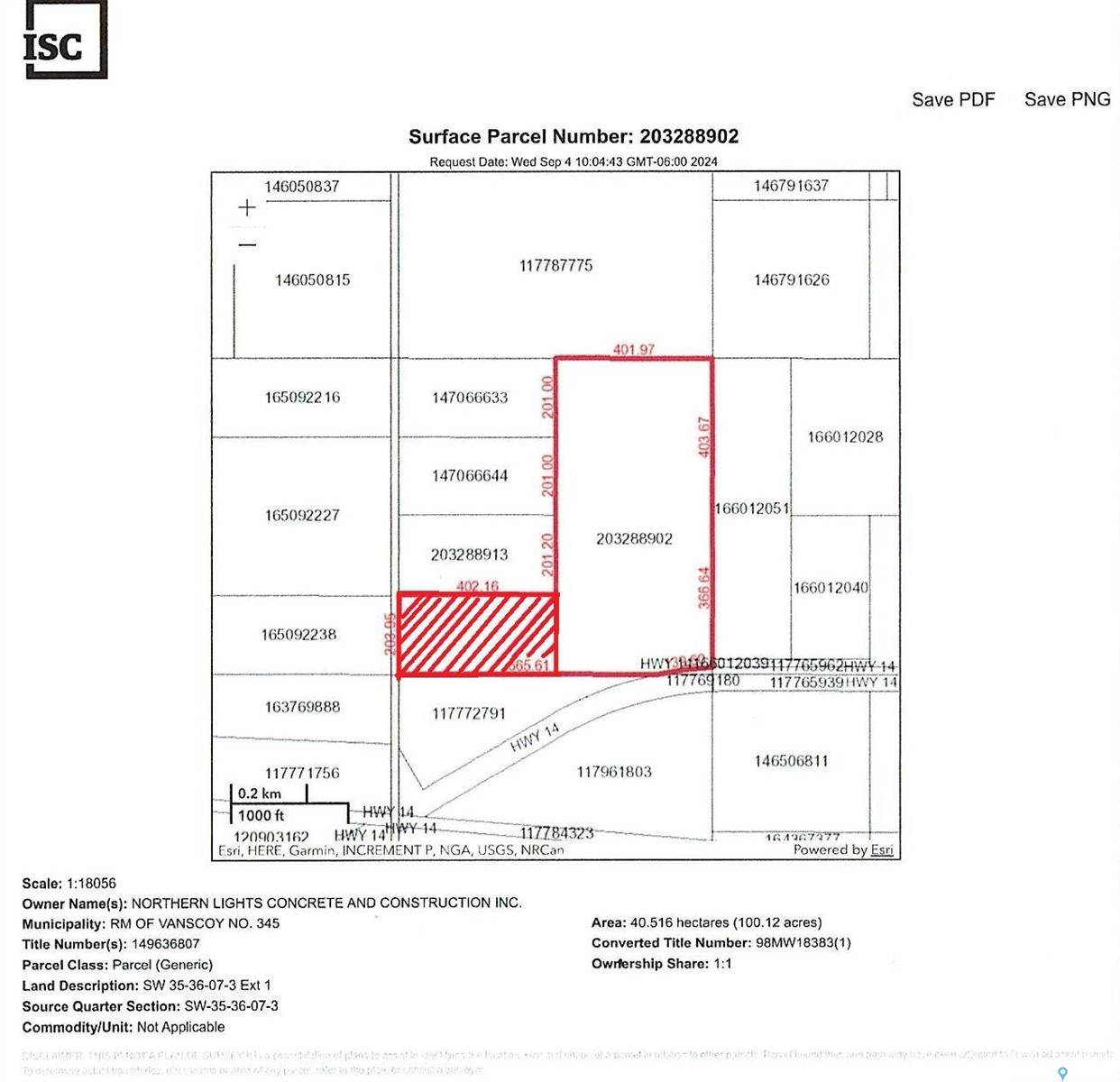 Vanscoy Rm No. 345, SK S0K 1V0,Rural Address