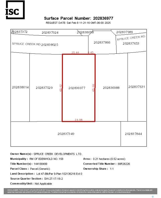 Edenwold Rm No. 158, SK S0G 3Z0,156 Spruce Creek ROAD