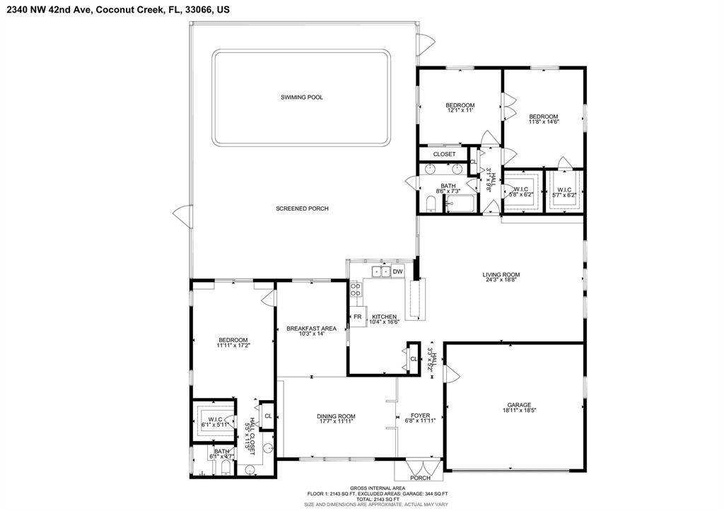 Coconut Creek, FL 33066,2340 NW 42nd Ave