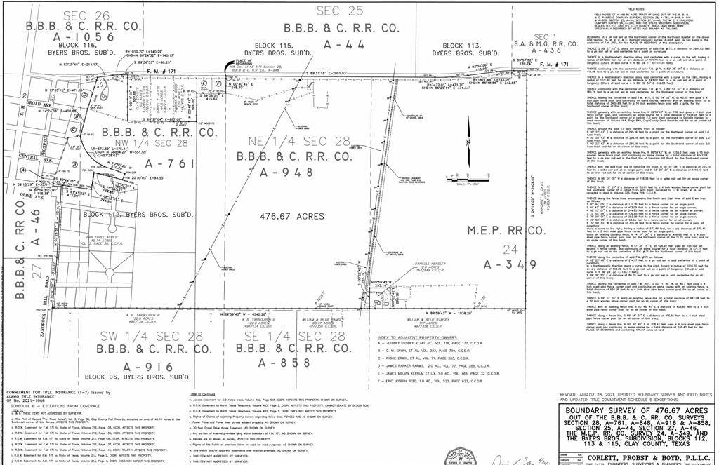 Byers, TX 76357,TBD FM 171